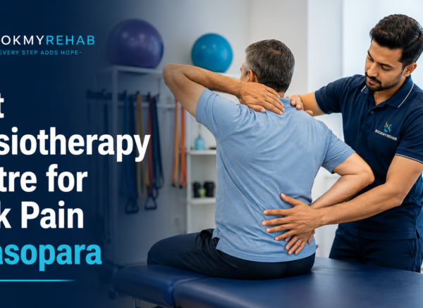 Expert physiotherapist treating a patient with lower back pain at the best physiotherapy centre in Nalasopara.